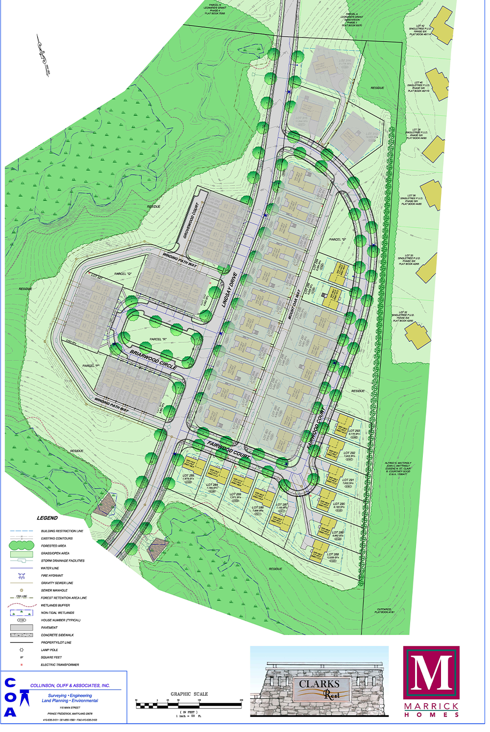 Clarks Rest Map